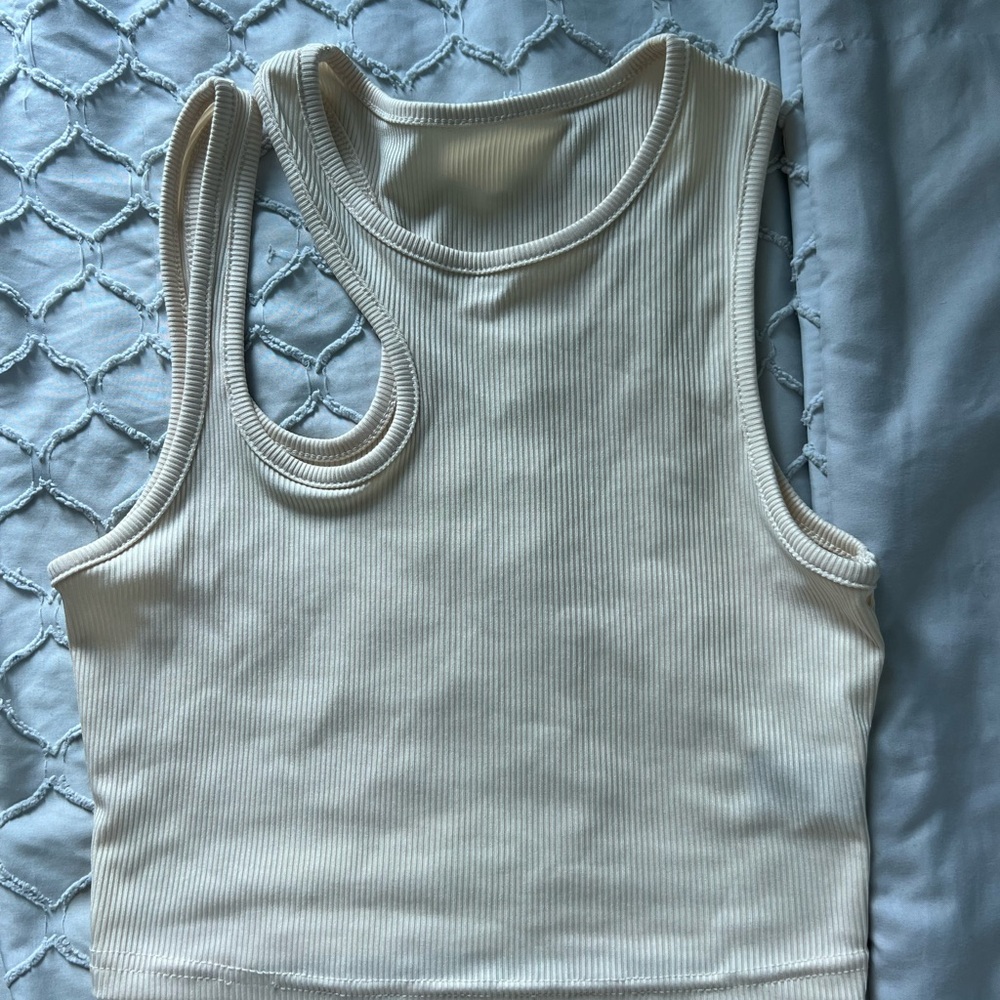 shein cut out ribbed top